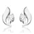White Gold Plated Earring
