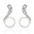 White Gold Plated Earring