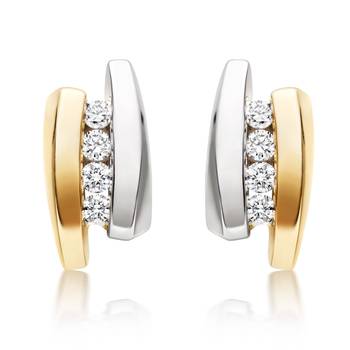 White Gold Plated Earring 1