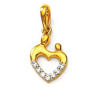 Sterling Silver Beautiful Mom Pendant Shape Pendant 1