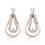White Gold Plated Earring