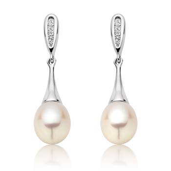 White Gold Plated Earring 1