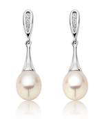 White Gold Plated Earring