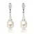 White Gold Plated Earring
