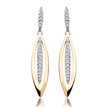 White Gold Plated Earring 1