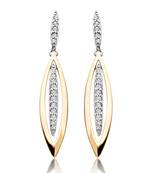 White Gold Plated Earring