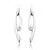 White Gold Plated Earring