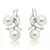 White Gold Plated Earring