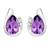 White Gold Plated Earring