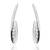 White Gold Plated Earring