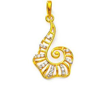 Sterling Silver Fancy Christmas Article Shape Pendant 1