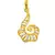 Sterling Silver Fancy Christmas Article Shape Pendant