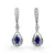 White Gold Plated Earring