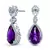 White Gold Plated Earring