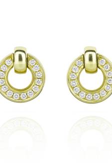 White Gold Plated Earring