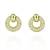 White Gold Plated Earring