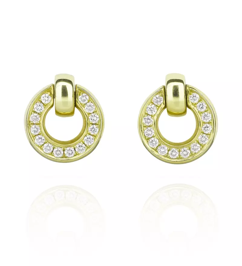 White Gold Plated Earring