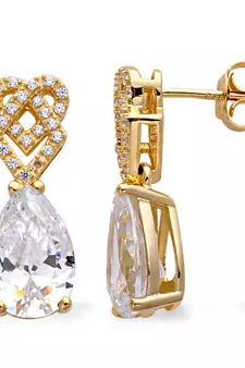 White Gold Plated Earring