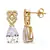 White Gold Plated Earring