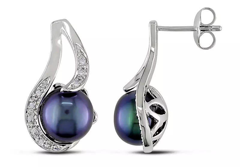 White Gold Plated Earring