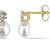 White Gold Plated Earring