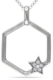 Sterling Silver Special Star Shape Pendant