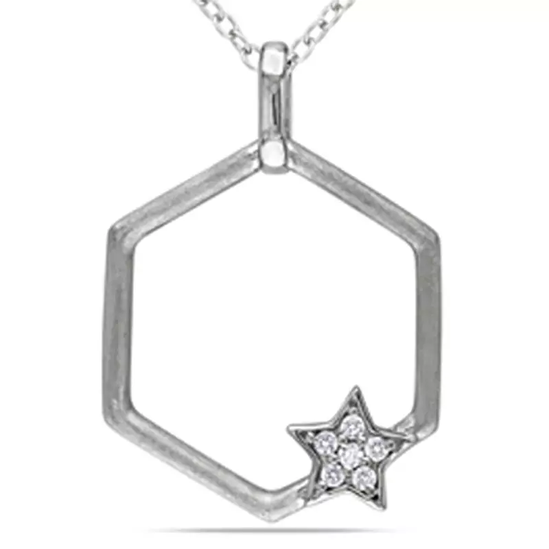 Sterling Silver Special Star Shape Pendant