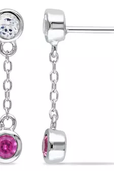 White Gold Plated Earring