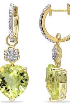 White Gold Plated Earring
