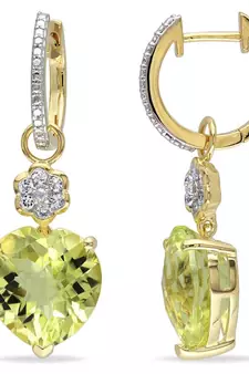 White Gold Plated Earring