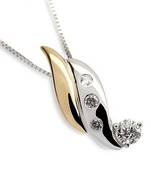 Solitaire American Diamond Pendant