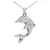 Fish Shape American Diamond Pendant