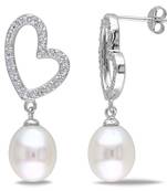 White Gold Plated Earring