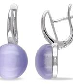 White Gold Plated Earring