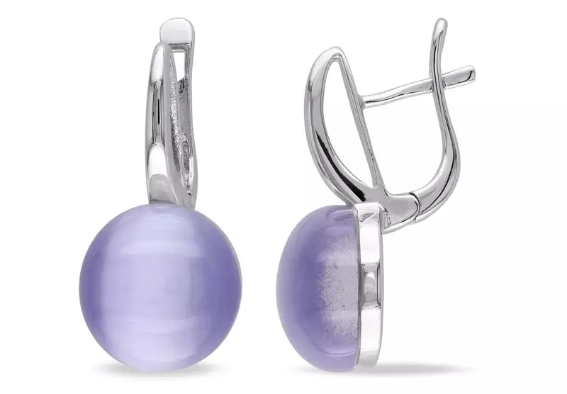 White Gold Plated Earring
