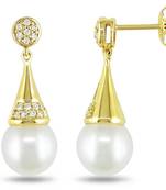 White Gold Plated Earring