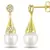 White Gold Plated Earring