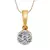 Oval Shape American Diamond Pendant