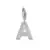 A' Alphabet Design American Diamond Pendant
