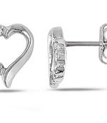 White Gold Plated Earring