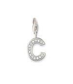 C' Alphabet Design American Diamond Pendant