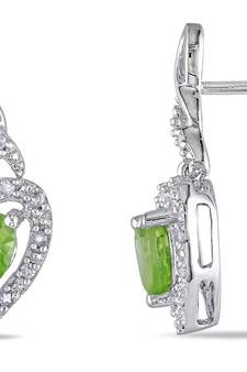 White Gold Plated Earring