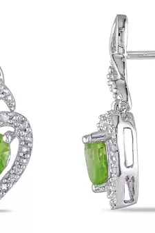 White Gold Plated Earring