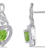 White Gold Plated Earring