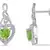 White Gold Plated Earring