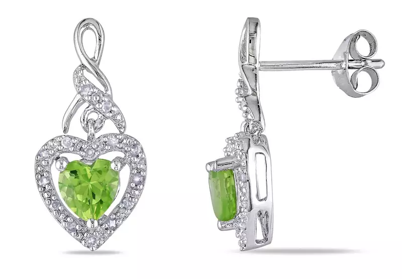 White Gold Plated Earring
