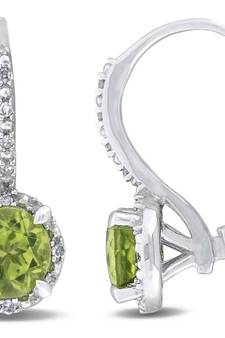 White Gold Plated Earring