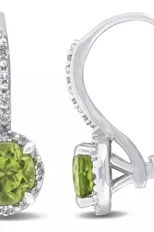 White Gold Plated Earring