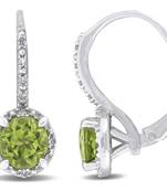 White Gold Plated Earring