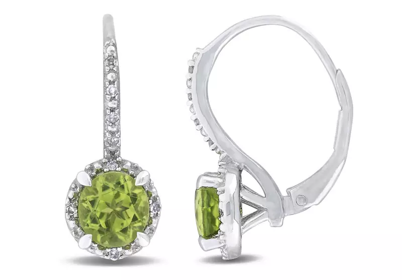 White Gold Plated Earring